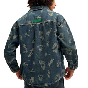 Chaqueta Vaquera de Invierno para Hombre, Talla Grande, Estilo Urbano, Diseño de Parches Ecológico Hecho a Medida, Alta Calidad 2026 - Product Image 5