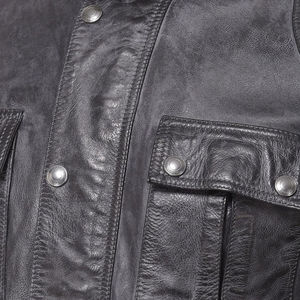 Veste en cuir pour homme, design entièrement personnalisé, prix de gros, collection hiver, look élégant, veste en cuir PU pour homme. - Product Image 6