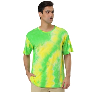 New Top Quality Crew Neck 100% Cotton tye dye t shirts All Over Print Super Soft Men <b>Tie</b> Dye T-Shirt - Product Image 6