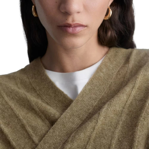 Suéter Cárdigan Extra Grande al por Mayor, Cárdigan de Punto con Botones, Diseño Holgado Informal para Mujer - Product Image 6