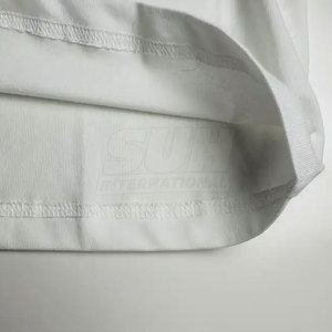 Camiseta de Hombre con Pedrería, Cómoda, de Secado Rápido, Transpirable, Ecológica, 100% Algodón, Corte Holgado, Diseño Sólido, Alta Calidad, Precio Bajo - Product Image 4