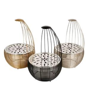 Best Quality Eco-friendly Luxury Metal Golden Black Color Arabian <b>Oud</b> Mabkhar <b>Bakhoor</b> Decorative Burner Tray Set M R Handicrafts - Product Image 3