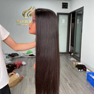 วิกผมต่อแบบติดกาวผมปลอมแบบติดด้านหน้า100% ผมมนุษย์จากเวียดนาม - Product Image 6