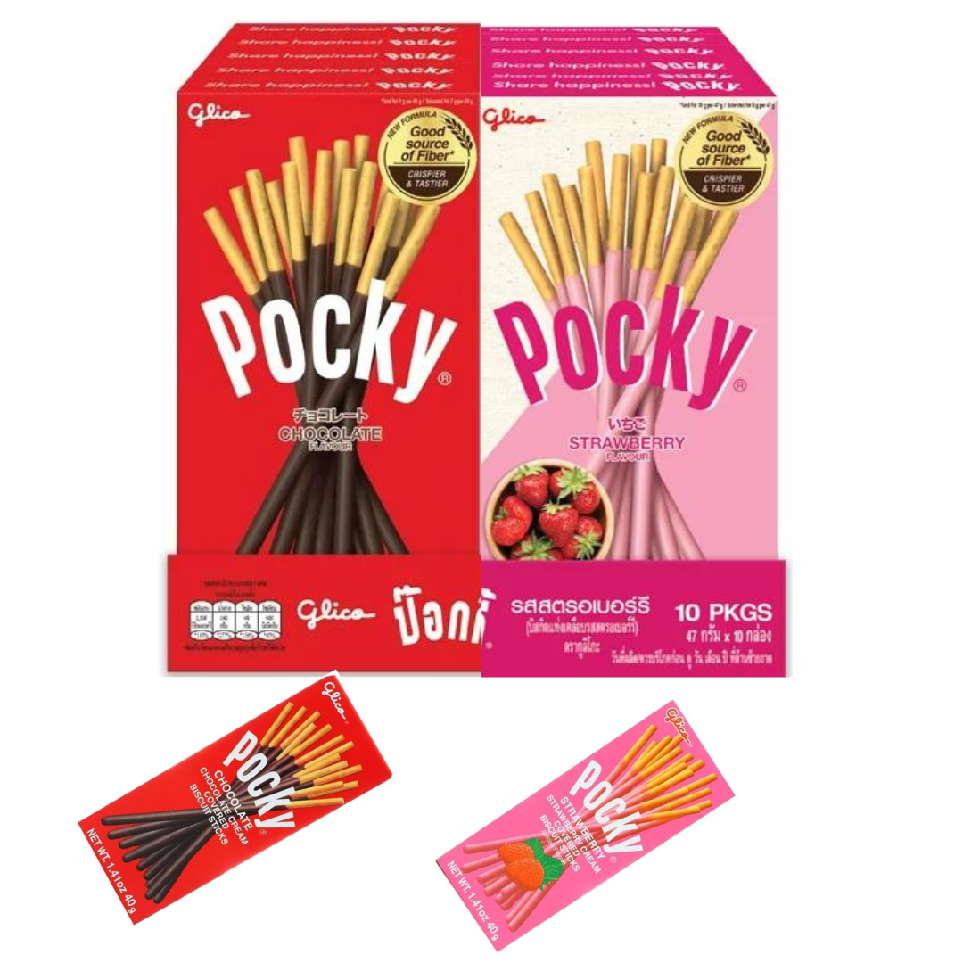 Клубничный ароматизатор Glico Pocky 43 г