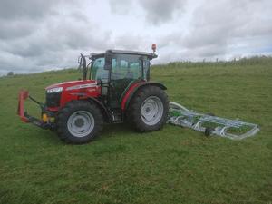 Factory Price Used Massey Ferguson 4719 Farm Tractor 42HP 4WD Red for Engine Wheel Gear Drive High Safety Level - Product Image 3