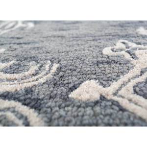 Imara Classic Tra-13050 Hand Tufted Wool <b>Rug</b> Grey Black Hallway Pattern for Home Gift 10mm <b>Thickness</b> Jacquard Technique Viscose - Product Image 3