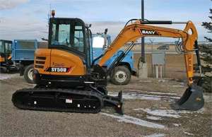 Mini Excavadora Anfibia Sany SY16C Usada, Motor Kubota, Excavadora de Orugas de Bajo Precio, 1 Tonelada de Peso Operativo, Núcleo Incluido - Product Image 2