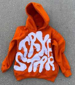 Sudaderas con Bordado Distressed, Cómodas, de Felpa Gruesa, con Detalles Artísticos en el Hilo, Lavado Vintage, Estilo Urbano - Product Image 2