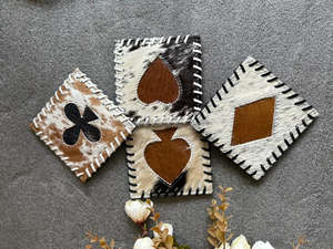 Vrais cheveux faits à la main sur cacher fourrure cuir thé caboteur café thé tasse tapis vaisselle maison accessoires boisson et Barware fourrure sous-verres - Product Image 3