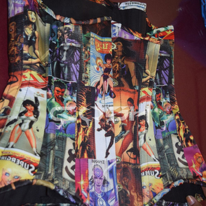 Corsé digital sublimado con varillas de acero, estampado vibrante de cómics, para discoteca, fabricante y proveedor - Product Image 3