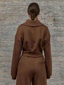 Nouvel ensemble de sweat-shirts à capuche automne/hiver décontracté pour femme, coupe régulière, grande taille, imprimé, pour loisirs, course à pied, entraînement, vêtements de sport - Product Image 3