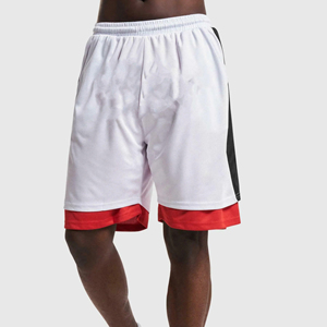 High Quality Custom Mesh Shorts Men Blank Basketball Double <b>Layer</b> Mesh Shorts Summer Black Mesh Short - Product Image 1