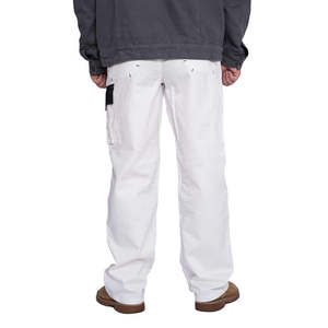 Pantalones de Seguridad de Carga Blancos y Naranjas de Alta Visibilidad e Impermeables para Hombre, Ropa de Trabajo con Cinta Reflectante OEM, Duraderos - Product Image 4