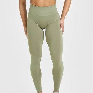 Legging de yoga et de fitness taille haute personnalisé OEM Leggings de yoga formels de haute qualité à taille élastique pour femmes - Product Image 2