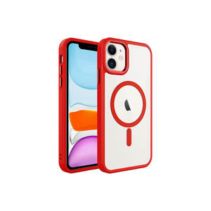 Coque en silicone chromé de luxe Netzy pour iPhone 11 13 Pro Max Plus compatible avec MagSafe, charge sans fil, protection, finition givrée - Product Image 2