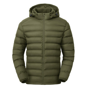 Hot <b>summer</b> selling Men puffer jacket thick Down Lightweight Custom Logo Winter Luxury Plus Size Plain Puffer outdoor jacket - Product Image 1