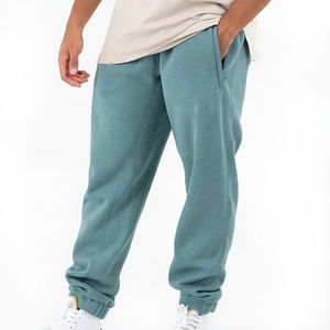 Pantalones de chándal para hombre con logotipo personalizado de alta calidad de fabricante al por mayor, pantalones de chándal informales de talla grande de algodón polar con bolsillos laterales elásticos de invierno OEM - Product Image 6