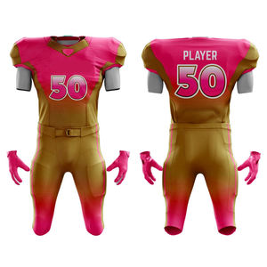 Mejor Material de buena calidad conjunto de uniformes de fútbol camisetas de fútbol americano camiseta de fútbol americano - Product Image 4