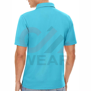 Polo personnalisé pour hommes avec impression par sublimation en différentes couleurs OMA Brand New Plain Blank T-Shirt Solid Pattern Collar - Product Image 4