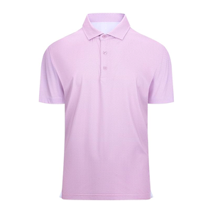 Polo de golf de haute qualité pour hommes Logo personnalisé broderie respirant anti-rides léger séchage rapide chemise de performance - Product Image 5