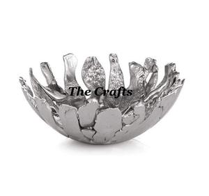 Bol à chocolat au design attrayant en acier inoxydable martelé, bol à dessert et à en-cas pour la table à manger à la maison - Product Image 2