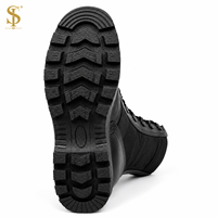 Botas Tácticas de Defensa SUPER FORCE BT-SW-04 con Cremallera Lateral y Cordones, de Cuero, para Entrenamiento, Color Verde Caqui Coyotes, Modelo Operator All