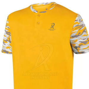 Recién llegado, conjuntos de uniformes de béisbol para adultos para hombres, tela de poliéster 100% transpirable personalizable de alta calidad - Product Image 5