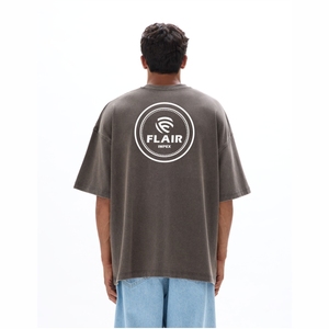 Camiseta Extra Grande de Cuello Redondo para Hombre, 100% Algodón, Felpa Lavada y Bordada, Antiarrugas y Ecológica, Diseños Personalizados Impresos - Product Image 4