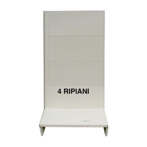 Scaffale a Parete 100x40x205H Grigio Concord - Product Image 1