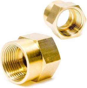 Adaptateur hexagonal réducteur de basse pression en laiton forgé 1/2'' mâle NPTX 1/8'' vers 1/8'' femelle NPT - Product Image 6