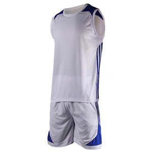 Jersey de baloncesto transpirable de nuevo diseño corto con estampado Digital hecho a medida sin mangas cuello en V secado rápido uniforme de Color personalizado - Product Image 6