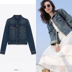 Populaire de haute qualité décontracté femmes Denim hauts manteau femmes bleu à manches longues grande taille Denim vestes Haus Industries - Product Image 3