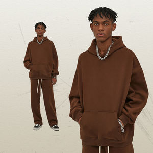 H5412 sudaderas con capucha fabricante personalizado 26 colores 350 Gsm mezclas de algodón forro polar sudaderas con capucha de gran tamaño en blanco sudaderas con capucha de los hombres - Product Image 2