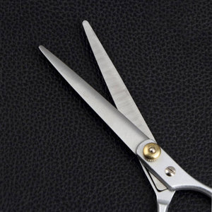 Ciseaux de coupe de cheveux professionnels en argent Outil de coupe de cheveux de barbier pour la coupe de cheveux de précision et le coiffage Salon de coiffure droit - Product Image 6