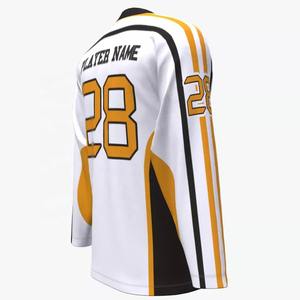 Maillot de hockey sur glace personnalisé pour adultes OEM Service de broderie et d'impression Vêtements de sport pour équipe personnalisée - Product Image 2