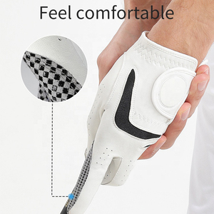 Guantes de golf transfronterizos de gran venta Guantes de práctica de cuero antideslizantes para mano izquierda y derecha para hombres y mujeres Resistentes al desgaste - Product Image 5