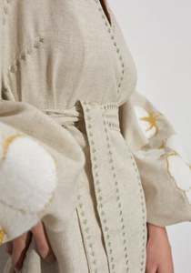 Haute couture personnaliser brodé à manches longues ballon court ukrainien pour fête porter meilleur design dernier design imprimé Kimono - Product Image 2