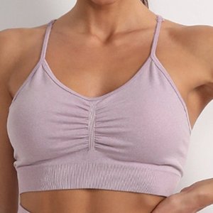 ชุดเสื้อกางเกงเปิดไหล่2ชิ้นสำหรับผู้หญิง,ชุดเสื้อในยิมฟิตเนสกางเกงเลกกิ๊ฟ2ชิ้น - Product Image 2