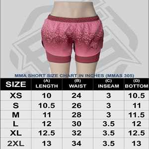 MMA Gym Short en toile taille haute pour femme Short d'entraînement confortable et respirant Logo personnalisable Couleur unie NO GI Jiu-Jitsu - Product Image 6