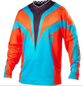 Venta caliente Sublimación de manga larga Motocross Jersey Downhill Jersey BMX Jersey Color y diseño personalizados Venta en Pakistán - Product Image 5