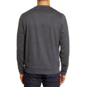 Sweat-shirt pour homme 100% coton, prix de gros d'usine, meilleur prix, faible MOQ, sweat-shirt pour homme, broderie 3D, uni, teinture unie - Product Image 2