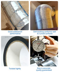 Pita Aluminium Foil PP Anti Keringat Berkinerja Tinggi untuk Penyegelan HVAC & Insulasi, Penghalang Panas & Kelembapan, Penggunaan HVAC Dalam Ruangan - Product Image 2