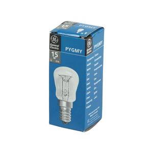 Ampoule GE 15W E-14 transparente de forme conventionnelle, 1 pièce, pour réfrigérateur ou projecteur - Product Image 1