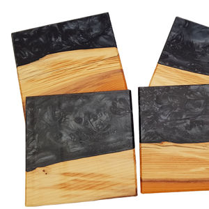 Factory Supply Acacia Coasters With Holder Drink Tea Custom Coasters Shape and Size at <b>Star</b> Crafts India - Product Image 1