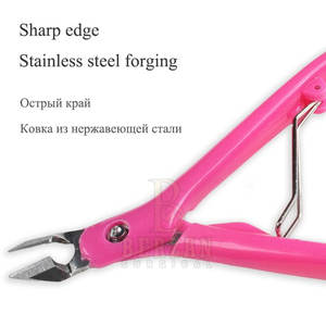 Pinza de uñas recubierta de Color de acero inoxidable de alta calidad profesional a la venta al mejor precio - Product Image 4