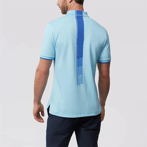 100% coton Polyester personnalisé hommes pour polos vêtements de travail décontractés chemise de golf haute qualité usine sport grande taille Sublimat - Product Image 5