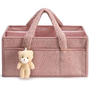 <span class=keywords><strong>Sac</strong></span> multifonctionnel en tissu en peluche pour maman ours en peluche <span class=keywords><strong>sac</strong></span> organisateur de couches <span class=keywords><strong>sac</strong></span> portable pour bébé - Product Image 5