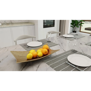 Plateau en métal robuste et sûr, assiette de service, plat à fruits, plateau de pique-nique pour mariage, restaurant et cuisine - Product Image 3