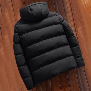 Manteau matelassé à bulles unisexe écologique camouflage imperméable hiver épais chaud isolé à capuche décontracté extérieur rue avant - Product Image 2