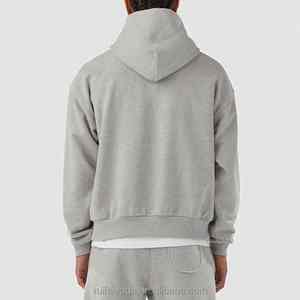 เสื้อสเวตเตอร์ผ้าฝ้ายสำหรับผู้ชายเสื้อผ้าแนวสตรีทปักโลโก้แบบกำหนดเอง - Product Image 5